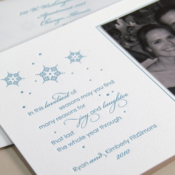 Letterpress: Elegant Snowflakes