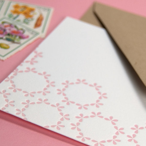 Wheelies Letterpress Flat Note Cards